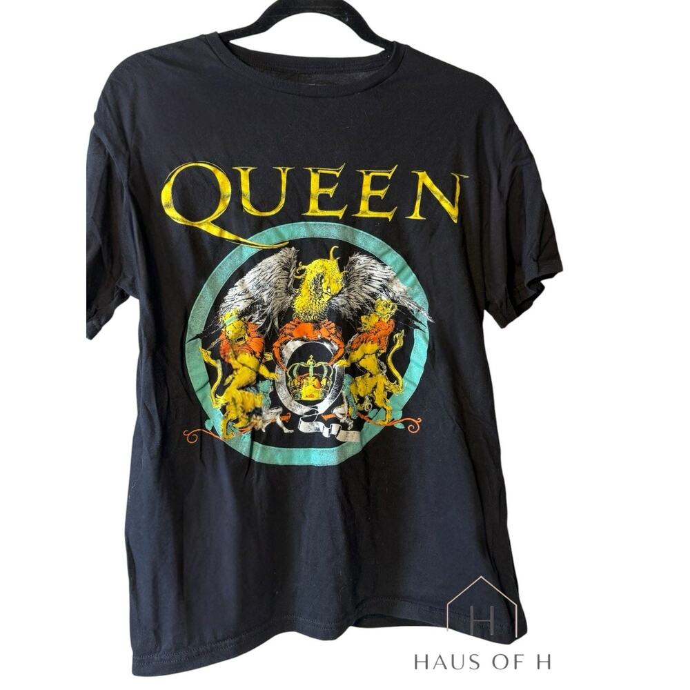 QUEEN - Graphic Black T-Shirt Short Sleeve Size M